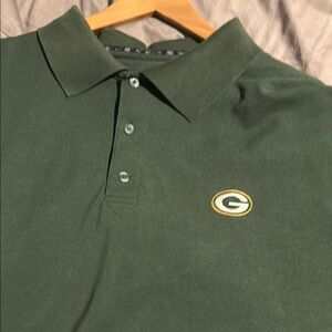 Cutter & Buck Green Bay Packers Polo Shirt with Embroidered Logo